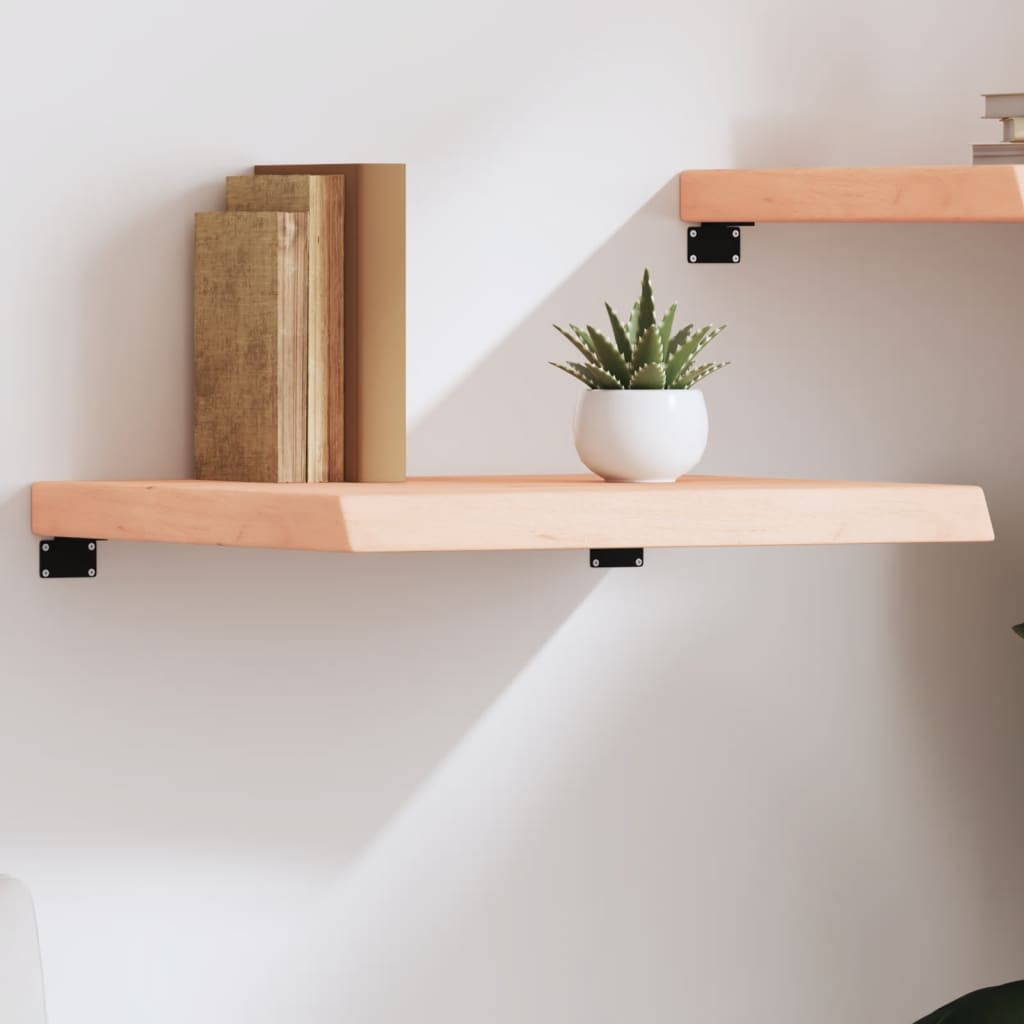 Wandschap 60x60x(2-6) cm onbehandeld massief eikenhout 60 x 60 x 6 cm