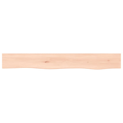 Wandschap 80x10x6 cm onbehandeld massief eikenhout 80 x 10 x 6 cm