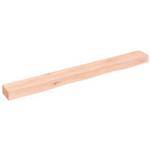 Wandschap 100x10x6 cm onbehandeld massief eikenhout 100 x 10 x 6 cm