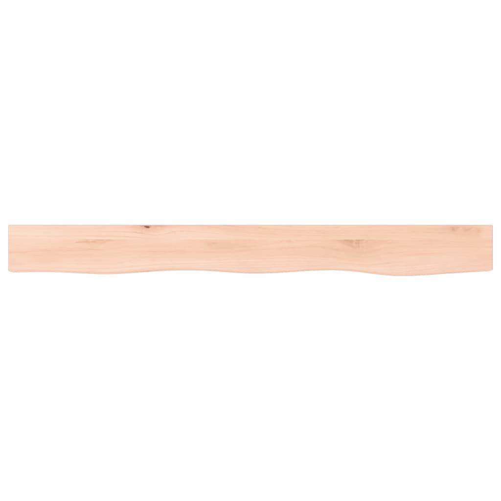 Wandschap 100x10x6 cm onbehandeld massief eikenhout 100 x 10 x 6 cm