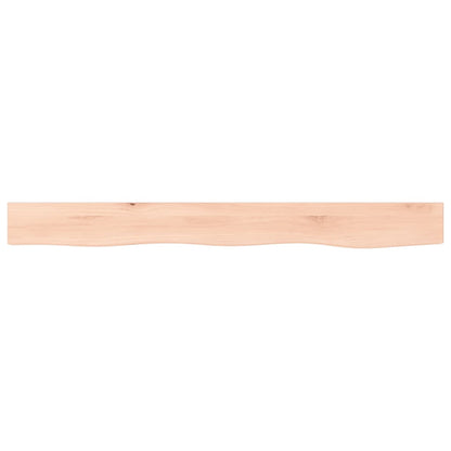 Wandschap 100x10x6 cm onbehandeld massief eikenhout 100 x 10 x 6 cm