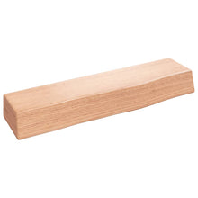 Wandschap 40x10x6 cm behandeld massief eikenhout lichtbruin 40 x 10 x 6 cm