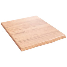 Wandschap 40x50x2 cm behandeld massief eikenhout lichtbruin 40 x 50 x 2 cm