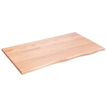 Wandschap 100x60x2 cm behandeld massief eikenhout lichtbruin 100 x 60 x 2 cm