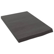 Wall shelf 40x60x(2-4)cm treated solid oak dark brown