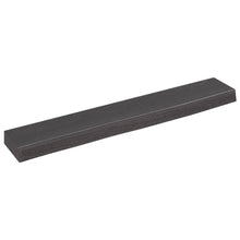 Wandschap 60x10x4 cm behandeld massief eikenhout donkerbruin 60 x 10 x 4 cm