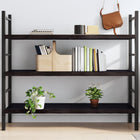 Wandschap massief eikenhout 140x60 cm donkerbruin