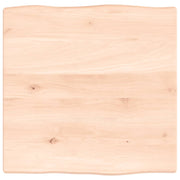 Tafelblad eikenhout 40x40x2 cm natuurlijke rand