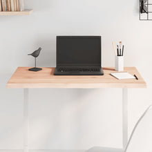 Tafelblad natuurlijke rand 80x50x2 cm massief eikenhout 80 x 50 x 2 cm