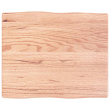 Tafelblad Natuurlijke Rand 60X50X(2-4) Cm Eikenhout Lichtbruin 60 x 50 x 4 cm