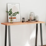 Tafelblad eikenhout 120x40 cm natuurlijke rand