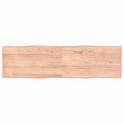 Tafelblad eikenhout 180x50 cm natuurlijke rand