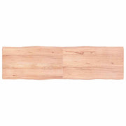 Tafelblad eikenhout 180x50 cm natuurlijke rand
