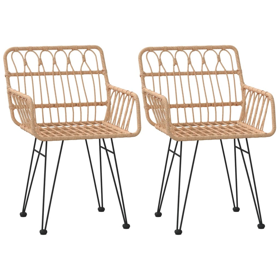 -Delige Tuinset Poly Rattan Bruin