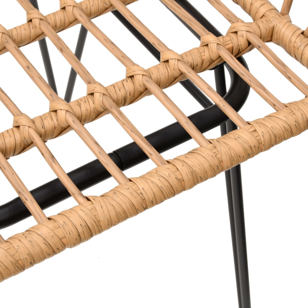 -Delige Tuinset Poly Rattan Bruin