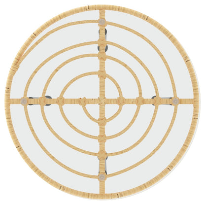 -Delige Tuinset Poly Rattan Bruin