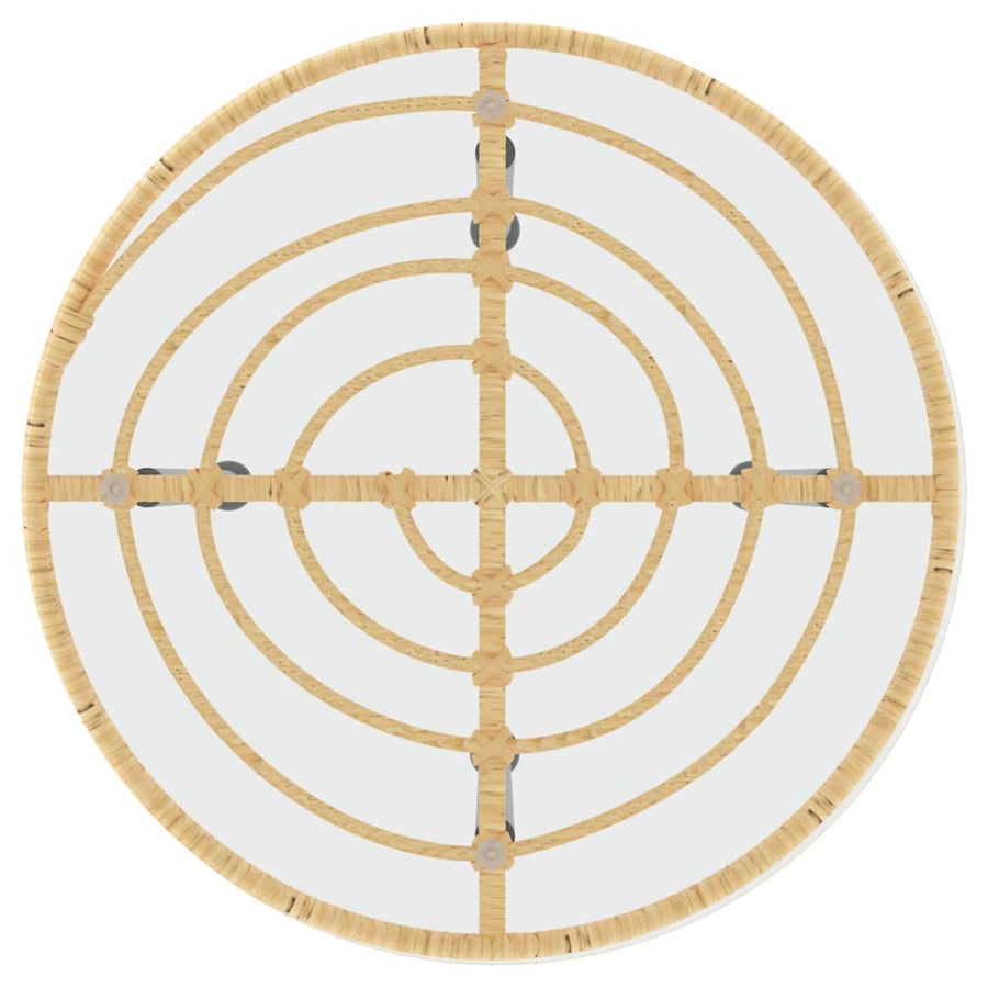 -Delige Tuinset Poly Rattan Bruin