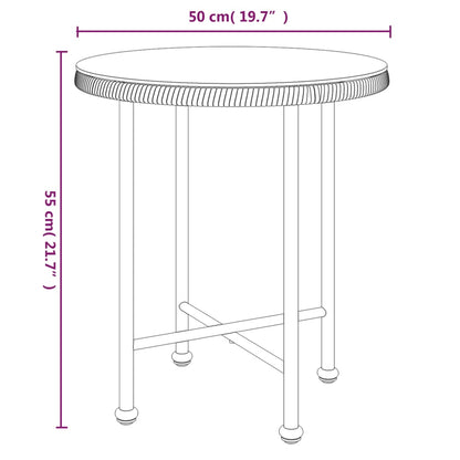 -Delige Tuinset Poly Rattan Bruin