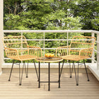 -Delige Tuinset Poly Rattan Bruin