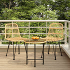 -Delige Tuinset Poly Rattan Bruin