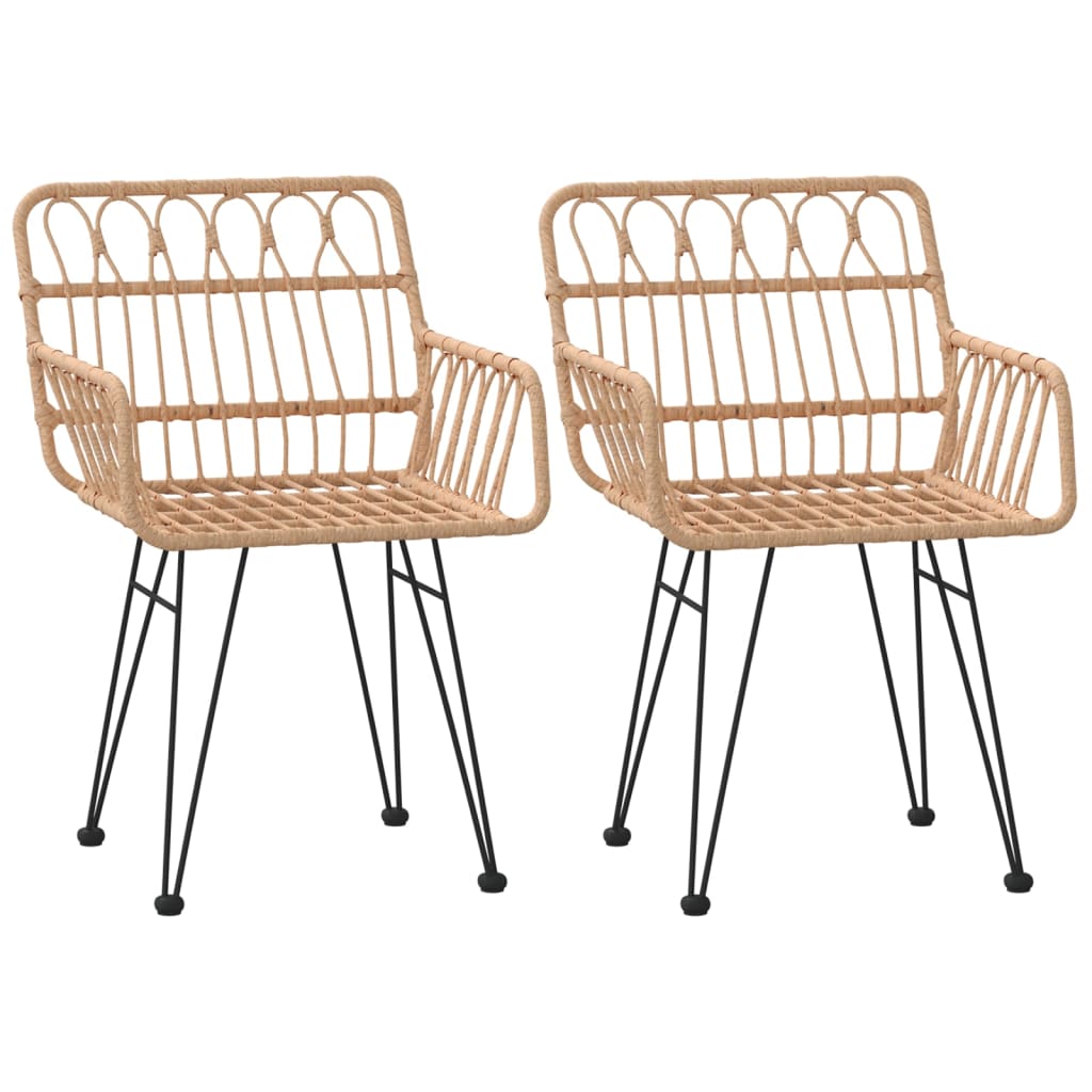 -Delige Tuinset Poly Rattan Bruin