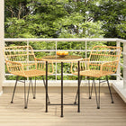 -Delige Tuinset Poly Rattan Bruin