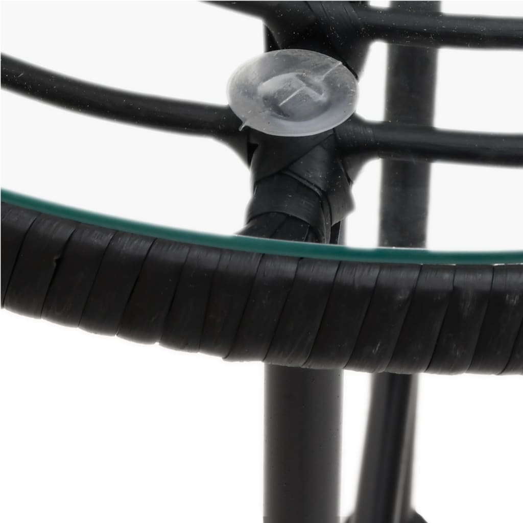 Tuinset Poly Rattan Zwart