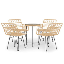 -Delige Tuinset Poly Rattan Bruin