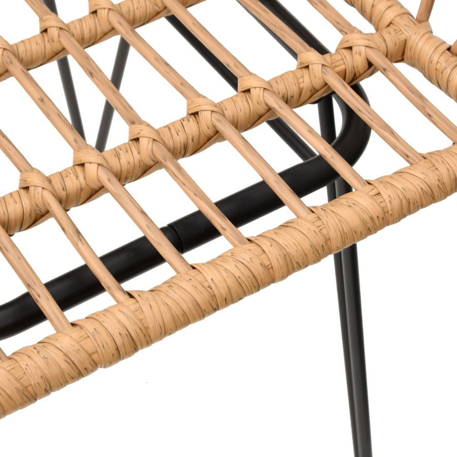 -Delige Tuinset Poly Rattan Bruin