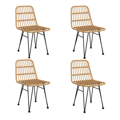 -Delige Tuinset Poly Rattan Bruin