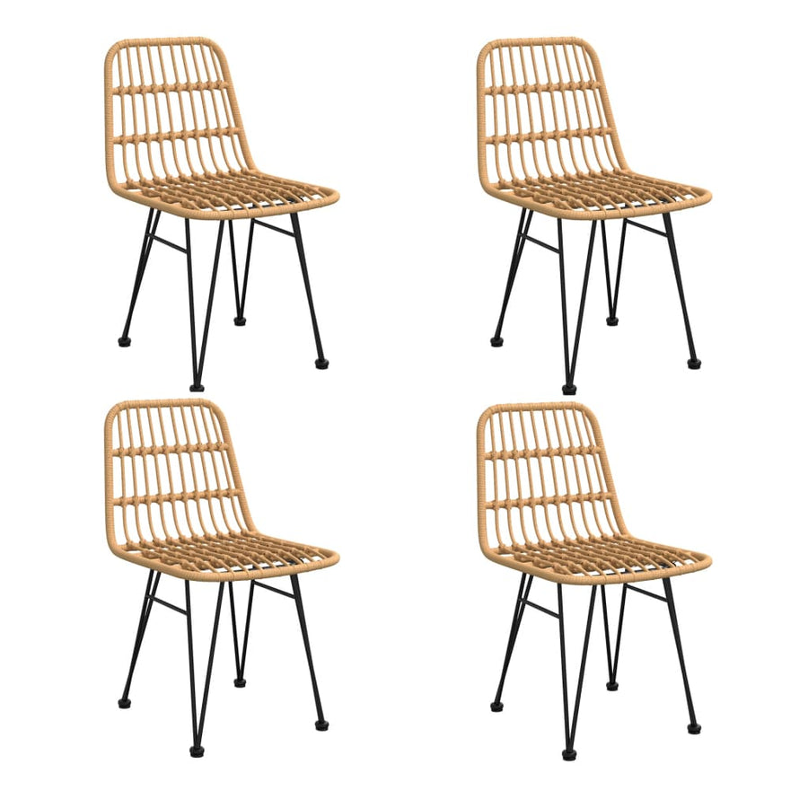 -Delige Tuinset Poly Rattan Bruin