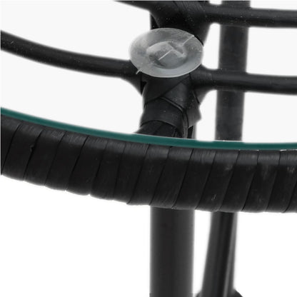 Tuinset Poly Rattan Zwart