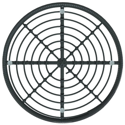 -Delige Tuinset Poly Rattan Zwart