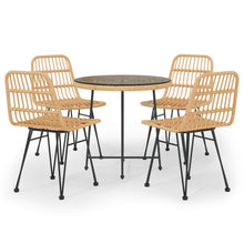 Tuinset Poly Rattan Bruin