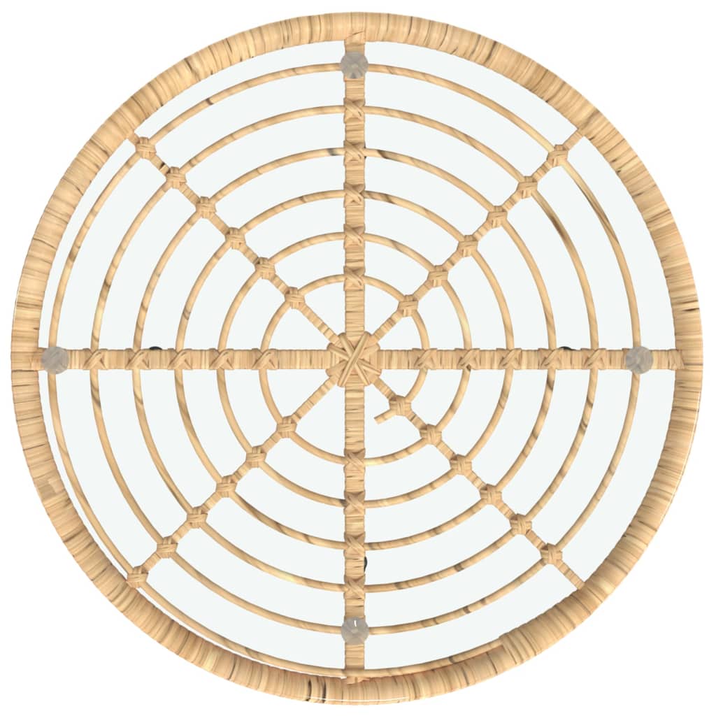 Tuinset Poly Rattan Bruin