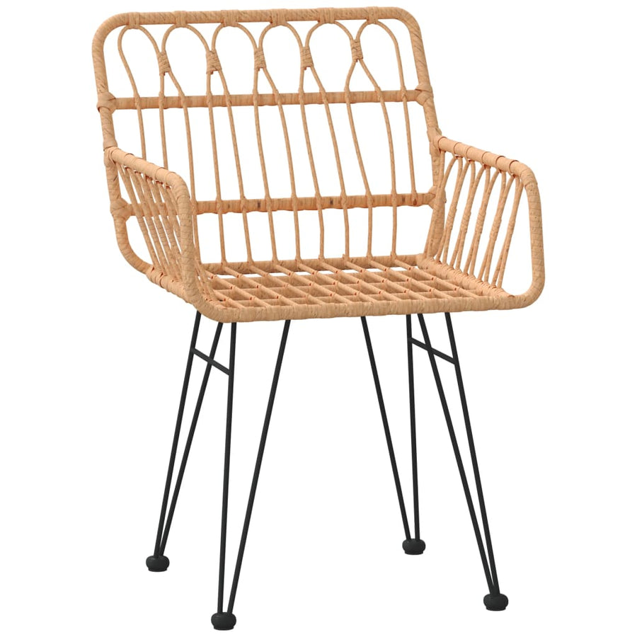 -Delige Tuinset Poly Rattan 7 160 x 80 x 74 cm Bruin