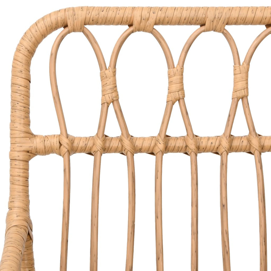 -Delige Tuinset Poly Rattan 7 160 x 80 x 74 cm Bruin