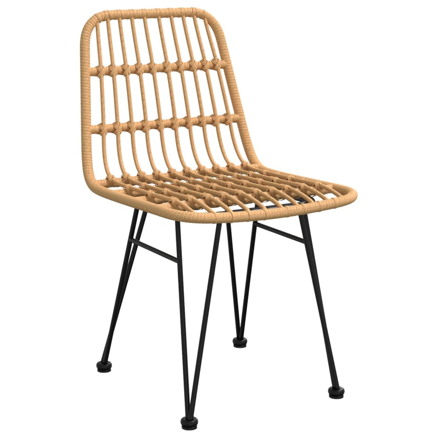 -Delige Tuinset Poly Rattan 7 160 cm tafellengte Bruin