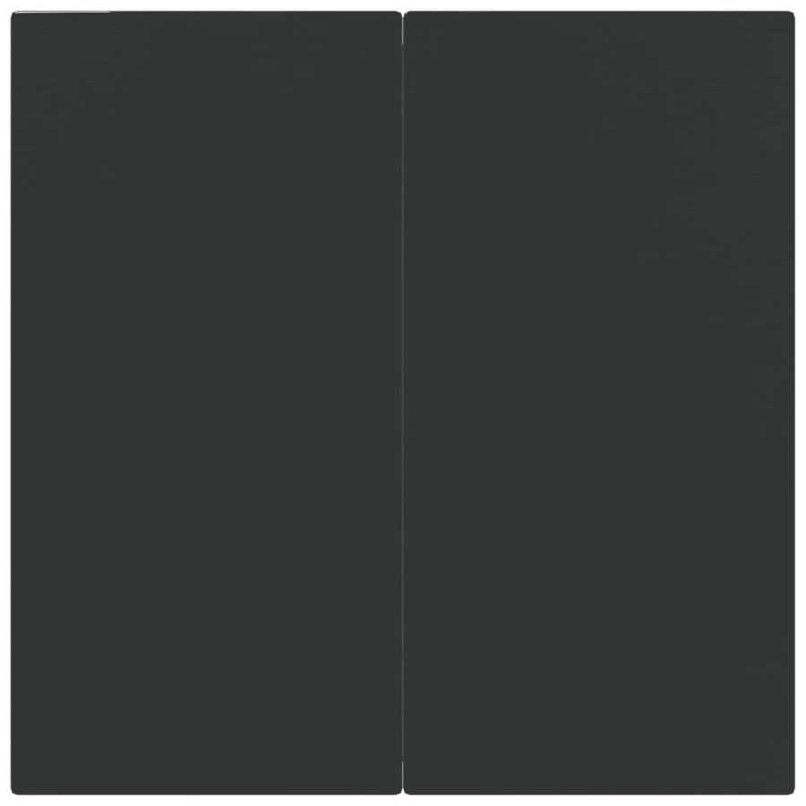 -Delige Tuinset Poly Rattan 5 80 cm tafellengte Zwart