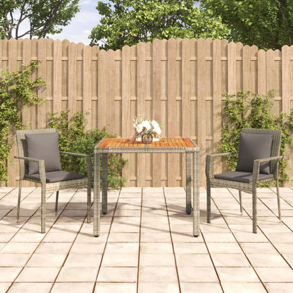3-Delige Tuinset Met Kussens Poly Rattan 2