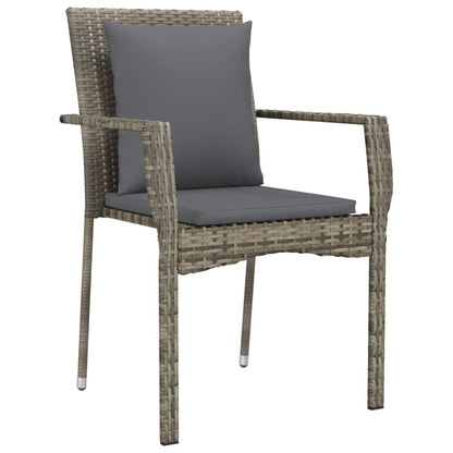 5-Delige Tuinset Met Kussens Poly Rattan 4