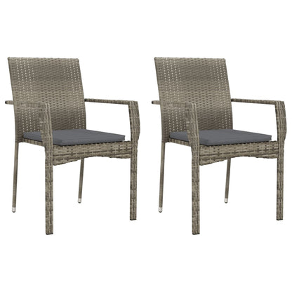 3-Delige Tuinset Met Kussens Poly Rattan 2