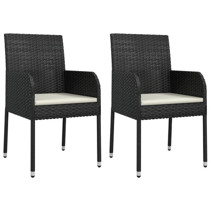 3-Delige Tuinset Met Kussens Poly Rattan 2