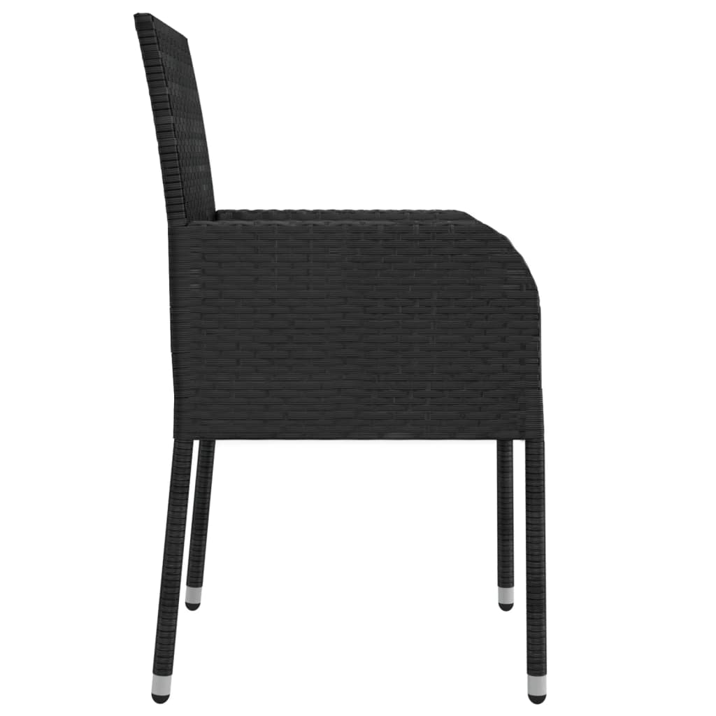 3-Delige Tuinset Met Kussens Poly Rattan 2