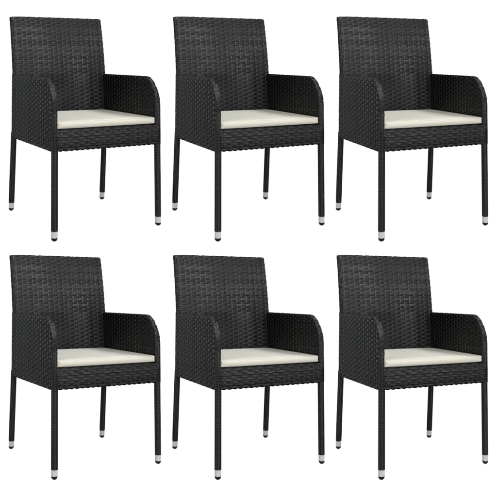7-Delige Tuinset Met Kussens Poly Rattan 6