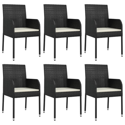 7-Delige Tuinset Met Kussens Poly Rattan 6