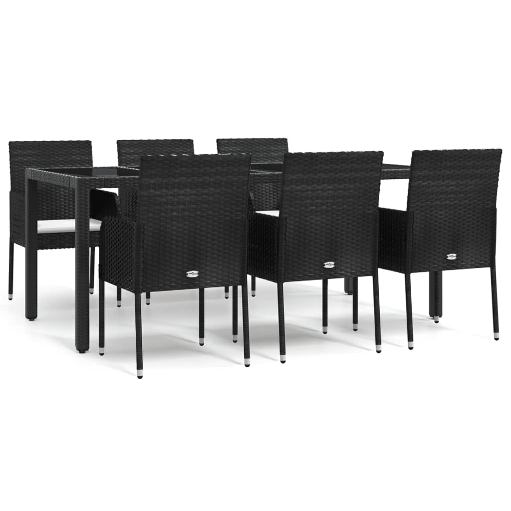 7-Delige Tuinset Met Kussens Poly Rattan 6