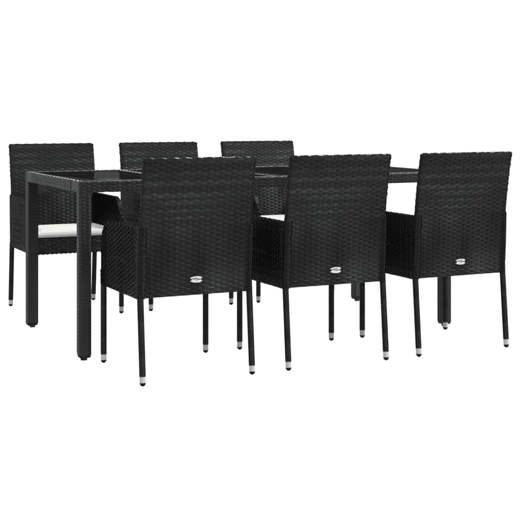 7-Delige Tuinset Met Kussens Poly Rattan 6