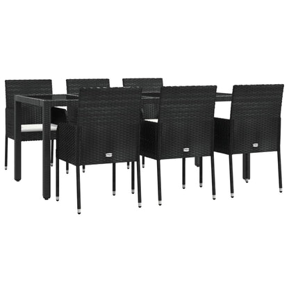 7-Delige Tuinset Met Kussens Poly Rattan 6