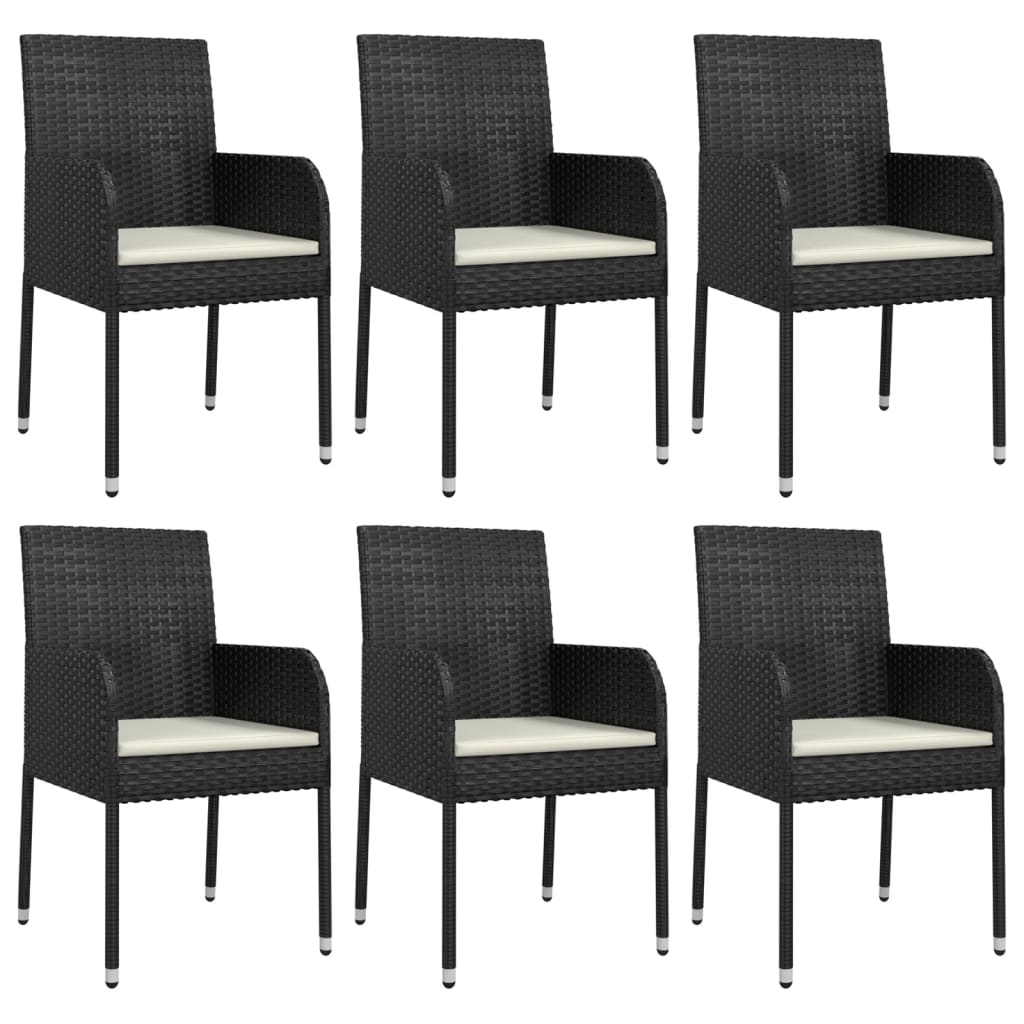7-Delige Tuinset Met Kussens Poly Rattan 6